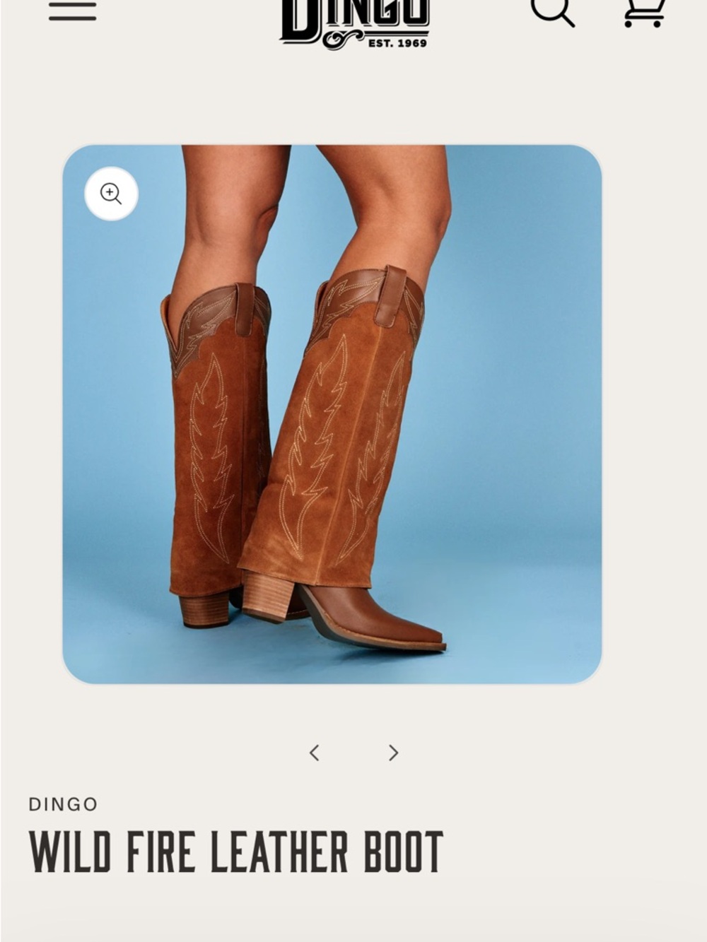Dingo wild fire leather boot - Picture 4 of 14